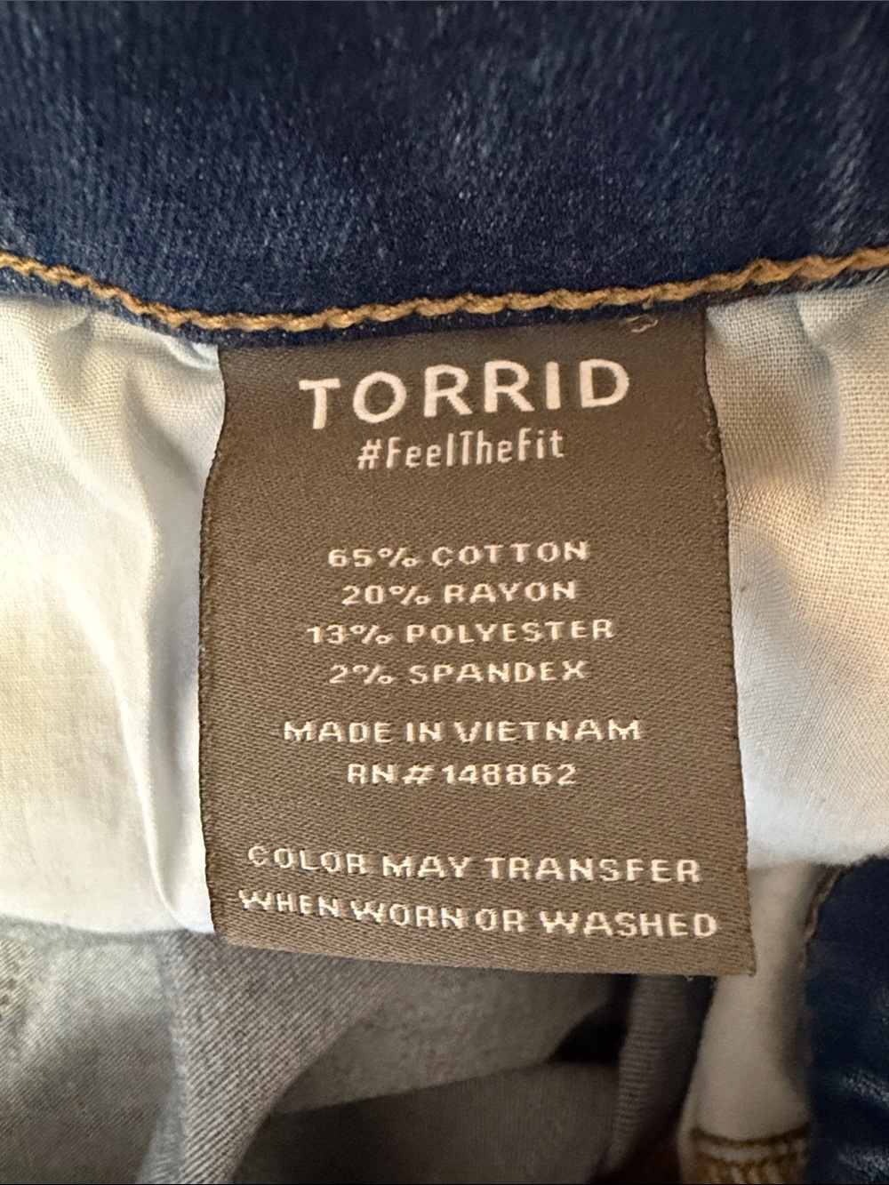 Torrid High-Rise Wide-Leg Lightweight Denim  Blue Jeans women’s size 20 - Picture 9 of 14